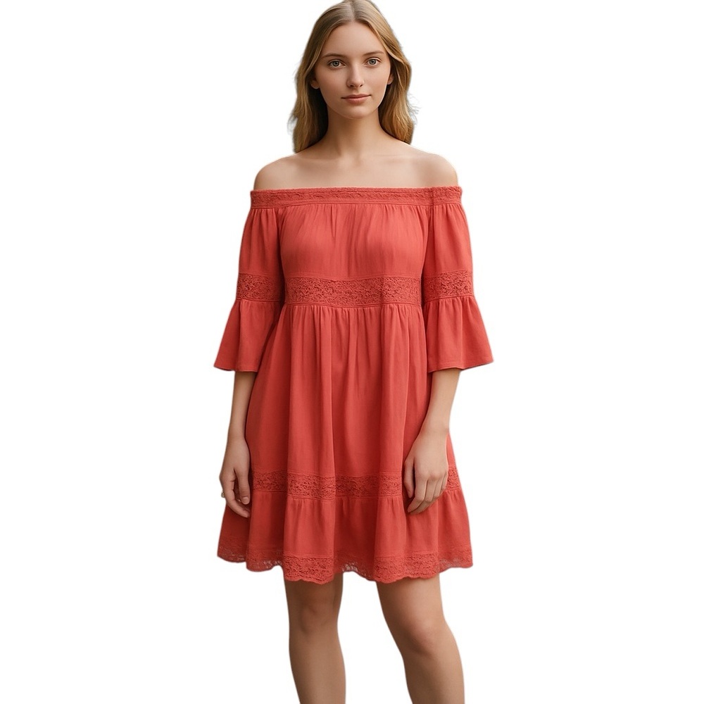 Adrianna Papell Off the Shoulder Dress